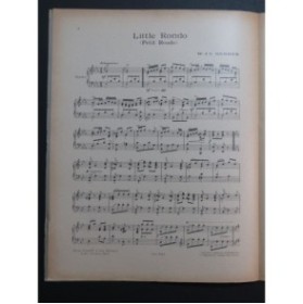 HEKKER W. J. C. Little Rondo Piano