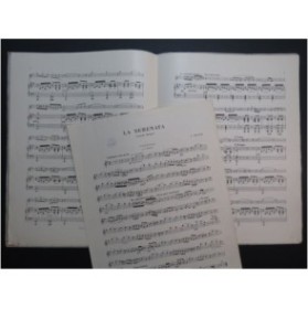 BRAGA G. La Serenata Piano Violon ou Violoncelle ca1900