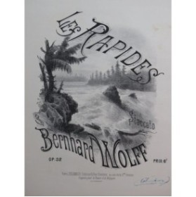 WOLFF Bernhard Les Rapides Piano ca1885
