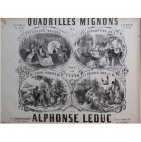 LEDUC Alphonse Le Premier Jour de l'An Piano ca1850