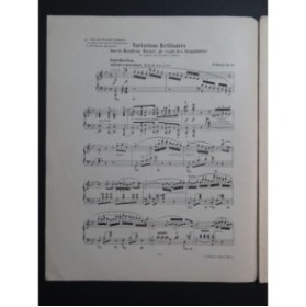 CHOPIN Frédéric Variations Brillantes op 12 Piano