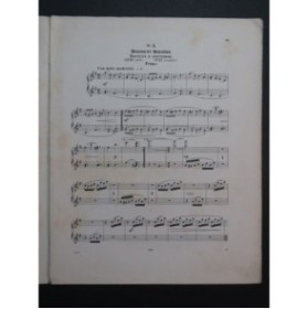 RUBINSTEIN Antoine Berger et Bergère Piano 4 mains ca1880
