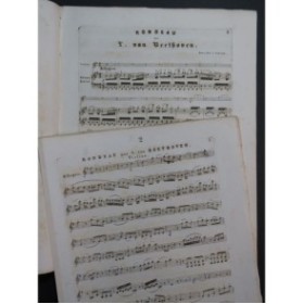 BEETHOVEN Rondo WoO 41 Violon Piano ca1820