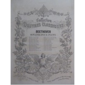 BEETHOVEN Sonate op 29 No 1 Piano ca1850