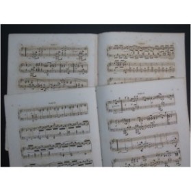 SCHUMANN Robert Andante et Variations op 46 pour 2 Pianos 4 mains ca1867
