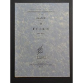 CRAMER J. B. Etudes No 22 à 42 Piano 1941