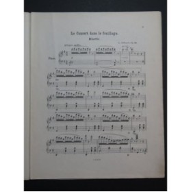 GOBBAERTS Louis Le Concert dans le Feuillage Piano ca1875