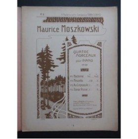 MOSZKOWSKI Maurice Danse Russe Piano 1902