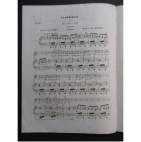 HENRION Paul La Berceuse Chant Piano ca1855