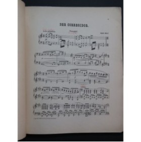 WOLF Hugo Der Corregidor Opéra Chant Piano 1896
