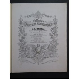 HAENDEL G. F. Praeludium Fuge und Capriccio Piano ca1867