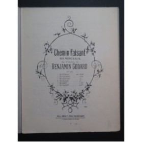 GODARD Benjamin En Courant Piano ca1878