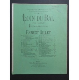 GILLET Ernest Loin du Bal Violon Piano