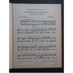 GURIDI Jesus El Dia De Las Regatas Chant Piano 1943