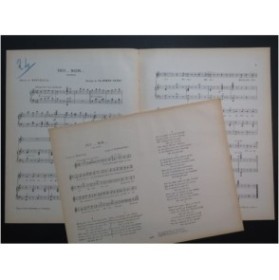 BOREL-CLERC Charles Oui... Non... Chant Piano 1906