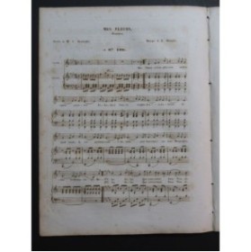 DEJAZET Eugène Mes Fleurs Chant Piano XIXe siècle