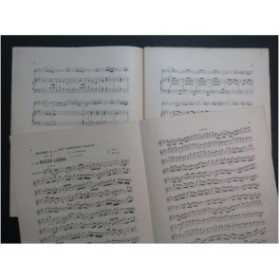 ALARD Delphin Fantaisie sur La Gazza Ladra Piano Violon 1887
