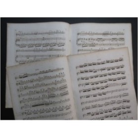 LE CARPENTIER CONINX Fantaisie L'Elisire d'Amore Donizetti Piano Flûte ca1860