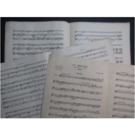 SAINT-SAËNS Camille Le Déluge Prélude Violon Piano Orgue ca1900