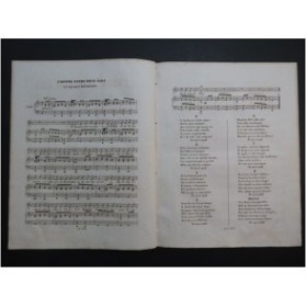 MARQUERIE A. L'Homme entre deux Ages Chant Piano ca1850