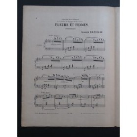 RAZIGADE Georges Fleurs et Femmes Piano