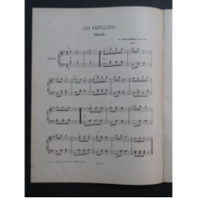STREABBOG Louis Les Papillons No 2 Polka Piano ca1875