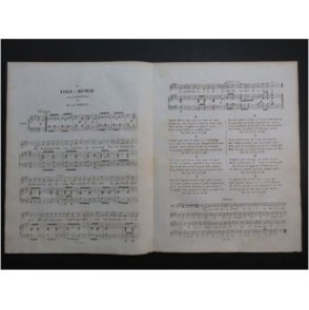 MARQUERIE A. Le Loup et l'Agneau Chant Piano ca1840