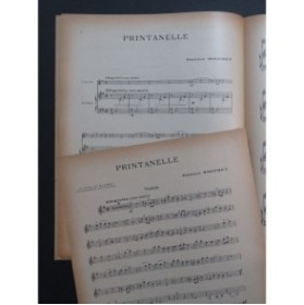 MOUCHET Gustave Printanelle Violon Piano 1949