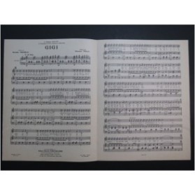 VÉRAN Florence Gigi Chant Piano 1950