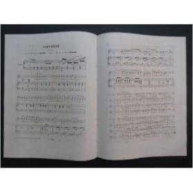 HENRION Paul Captivité Chant Piano ca1850