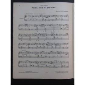 GUÉNIFFEY Maxence Adieu Bois et Prairies Piano 1924