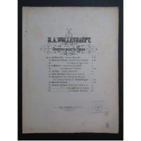 WOLLENHAUPT H. A. Scherzo Brillant op 72 Piano ca1880