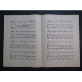 BRAHMS Johannes Au Rossignol Chant Piano 1930