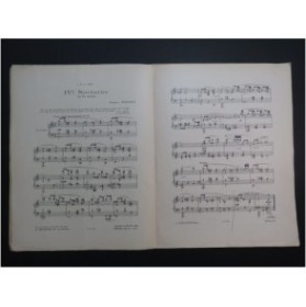 POULENC Francis Nocturne No 4 Piano 1934