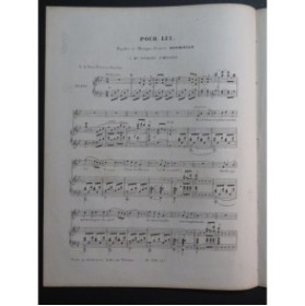 HOCMELLE Edmond Pour Lui ! Chant Piano ca1850