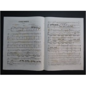 HENRION Paul L'Ange Sommeil Chant Piano 1858