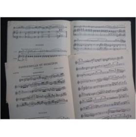 LANNOY Robert Pastourelle et Rigaudon Piano Flûte 1961