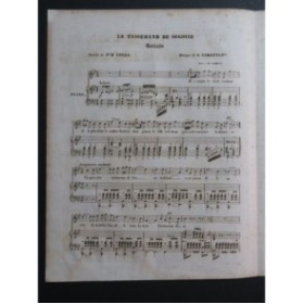COMETTANT Oscar Le Tisserand de Segovie Chant Piano ca1840