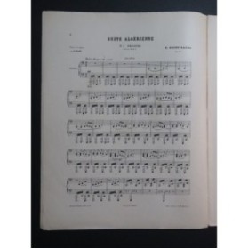SAINT-SAËNS Camille Suite Algérienne Piano 4 mains ca1895