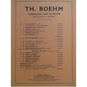 BOEHM Th. Vingt-Quatre Caprices Flûte seule