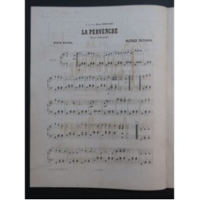 DESSANE Alfred La Pervenche Valse Dédicace Piano ca1890