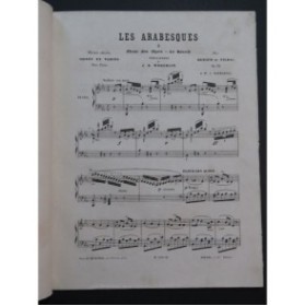 DE VILBAC Renaud Les Arabesques Tyroliennes Piano 1871
