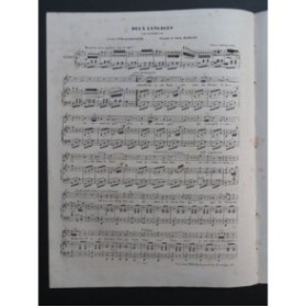 HENRION Paul Deux Langages Chant Piano ca1850