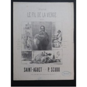 SCUDO P. Le Fil de la Vierge Chant Piano ca1850