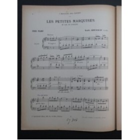 ROUSSEAU Émile Les Petites Marquises Piano