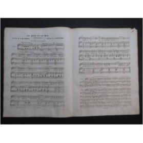 CLAPISSON Louis Le Bien et Le Mal Chant Piano 1853