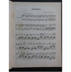 MENDELSSOHN Athalia op 74 Piano ca1850