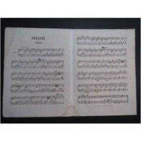 AUBER D. F. E. Prélude Piano 1869