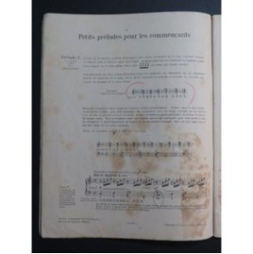 BACH J. S. SPORCK G. Petits Préludes Analyse Piano