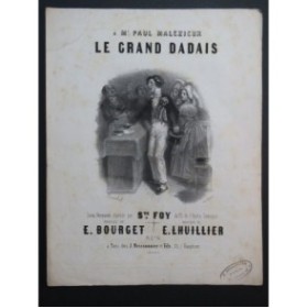 LHUILLIER Edmond Le Grand Dadais Chant Piano ca1840